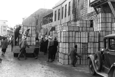 تجارة البرتقال عبر ميناء يافا